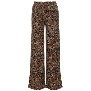 Broek wide (blockprint flower)