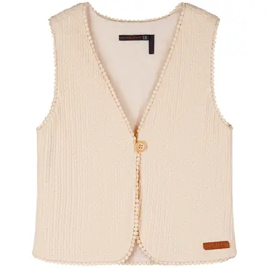 Gilet Tobi (pearled ivory)