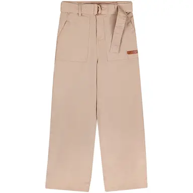 Broek Simoa cargo met riem (desert sand)