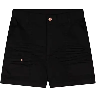 Korte broek Simoa washed stretch (jet black)