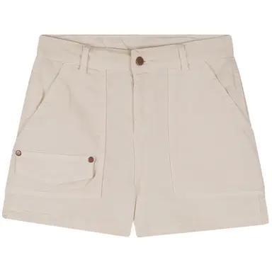 Korte broek Simoa washed stretch (pearled ivory)