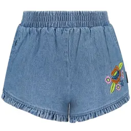 Korte spijkerbroek B. Glossy (vivid denim)