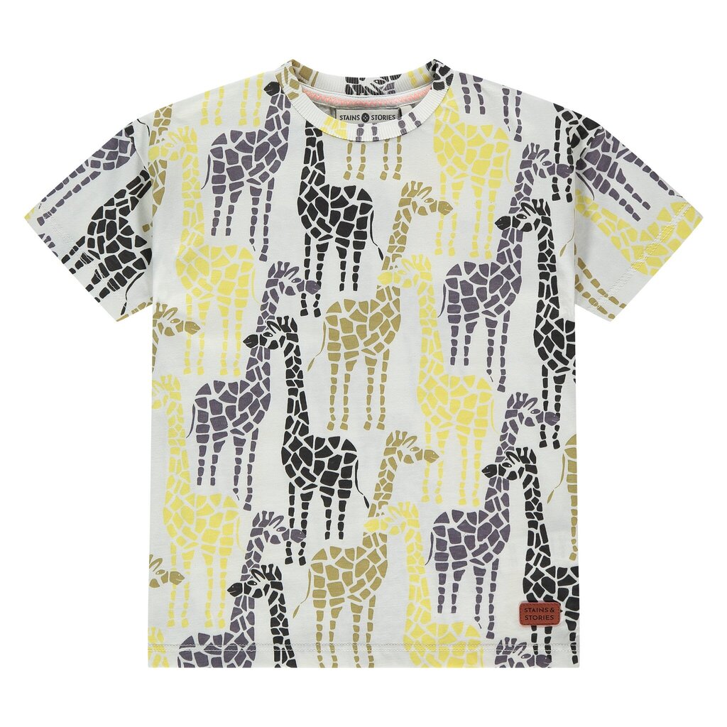 T-shirt giraf (milk)
