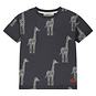 Stains & Stories T-shirt giraf (dark grey)