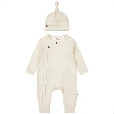 Boxpakje met mutsje (off-white)