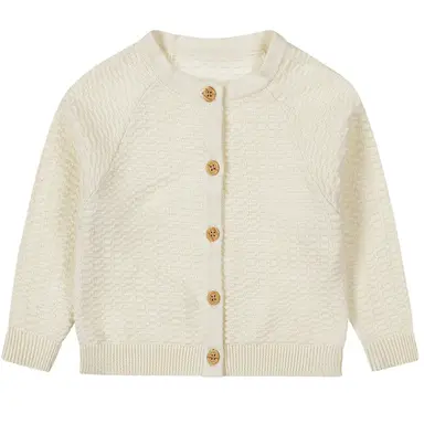 Gebreid baby vestje (off-white)