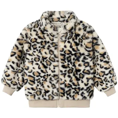 Winterjas fake fur Mindy (peyote)