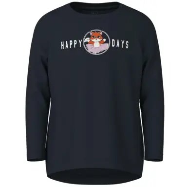 Longsleeve Vix (dark sapphire happy)