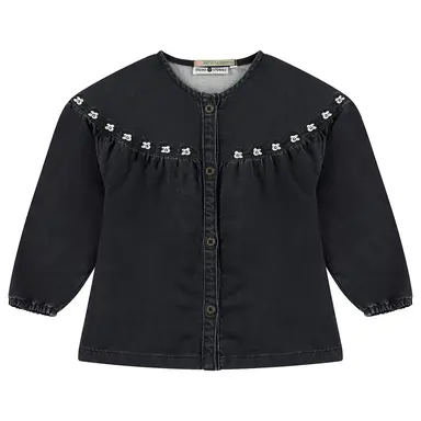 Spijkerblouse (mid grey)