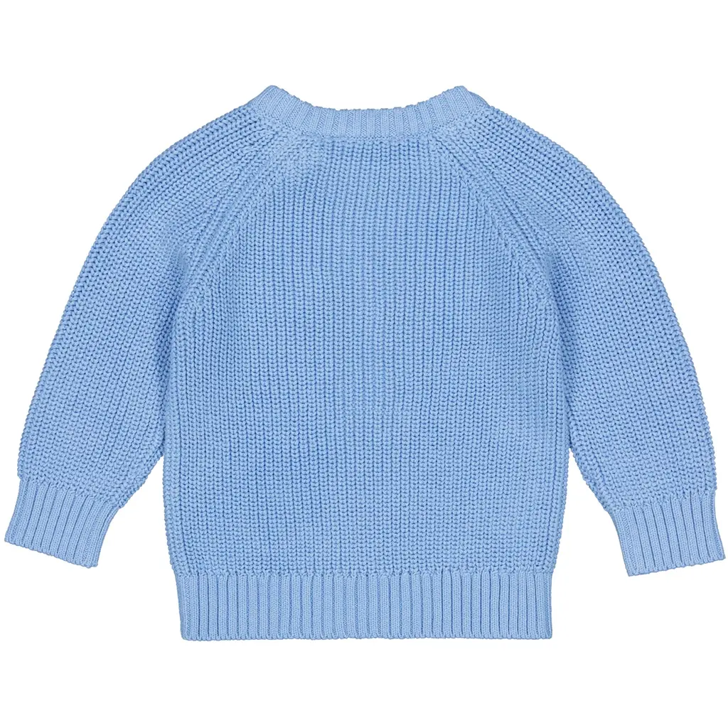 Gebreid truitje (ice blue)