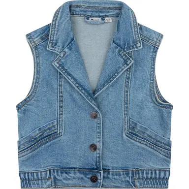 Spijker gilet (used medium denim)