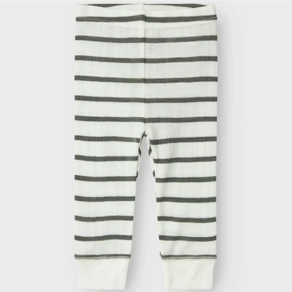 Broekje merino Wang (snow white/mulled basil)
