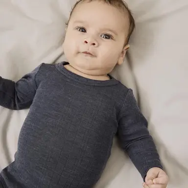 Rompertje merino Wang (ombre blue)