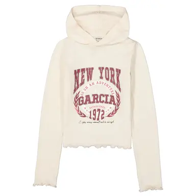 Longsleeve hoodie (soft vanilla)