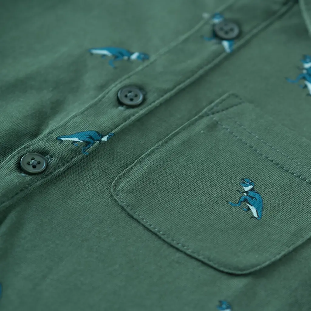 Overhemd Dinoso (dark khaki)