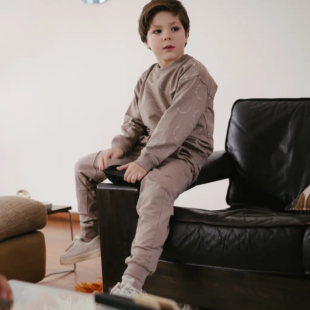 Joggingbroek Peer (dark taupe)