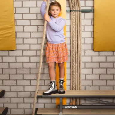 Rokje Donna (aop orange flower)