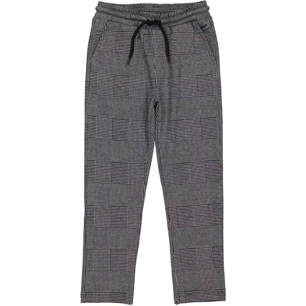 Joggingbroek Dyon (yarn dye black check)