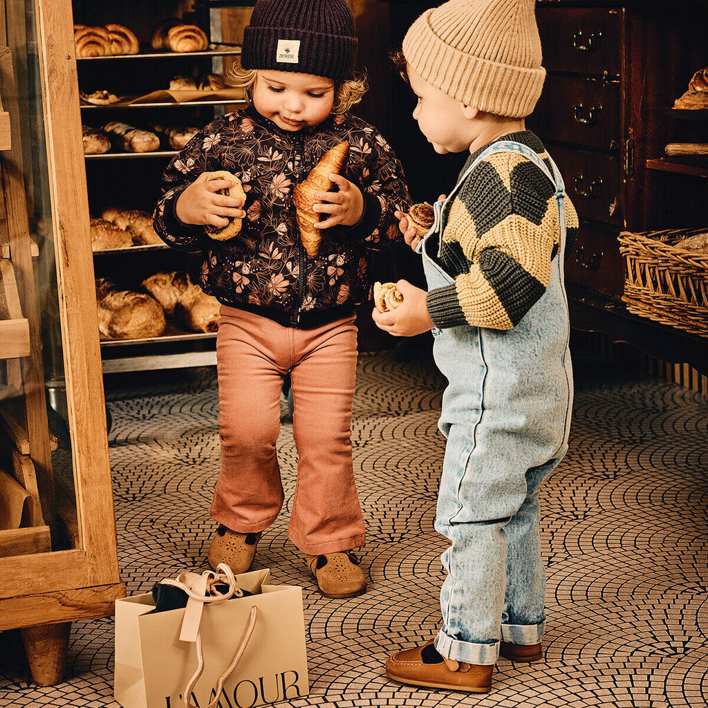 Gebreide muts Charly toffee Kinderkleding Shoppen