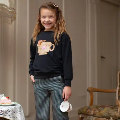 Broek Belle wide fit (black)