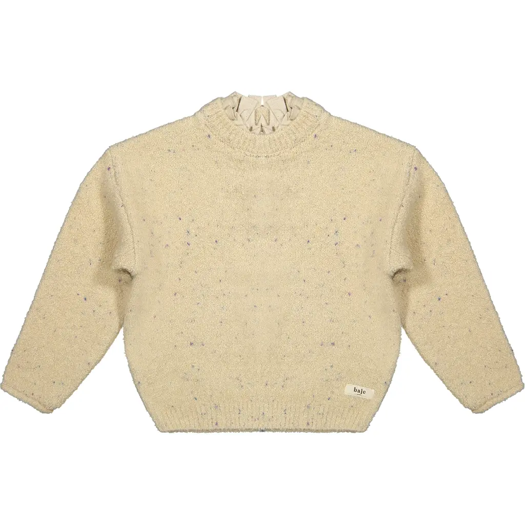 Gebreide trui Isa (creme nappy)