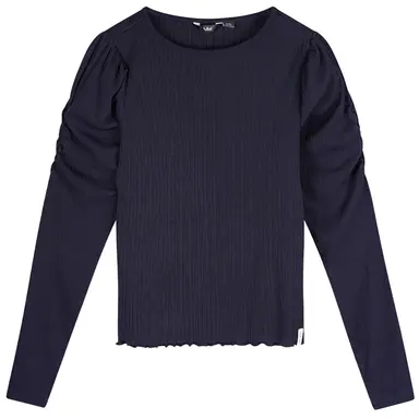 Longsleeve Kiss (grey navy)