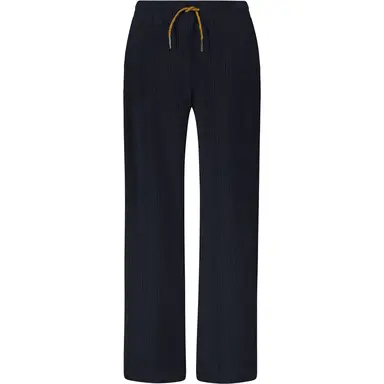 Broek Fem crincle velvet (navy)