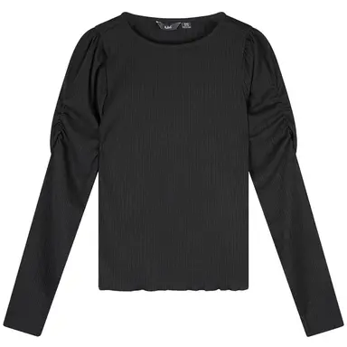 Longsleeve Kiss (jet black)