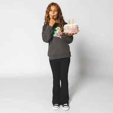 Verjaardagstrui "9" in kadoverpakking (dark grey)