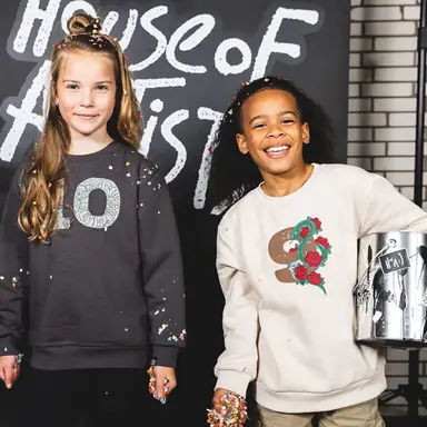 Verjaardagstrui "10" in kadoverpakking (dark grey)