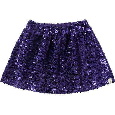 Rokje sequin mesh wide (heliotrope)