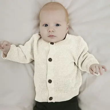 Gebreid vestje Bubba (peyote melange)