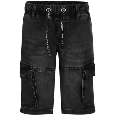 Korte spijkerbroek (black jeans)