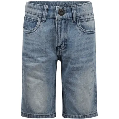 Korte spijkerbroek bermuda fit (blue jeans)
