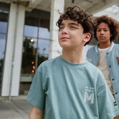 T-shirt loose fit (dusty green)