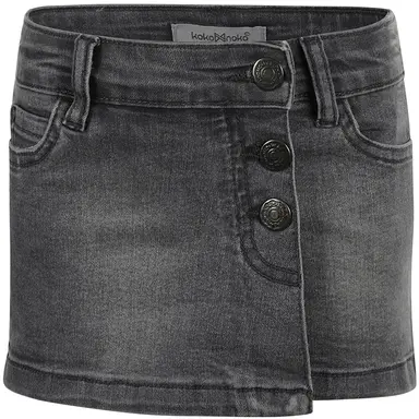 Jeans broek-rokje 'skort' (grey jeans)