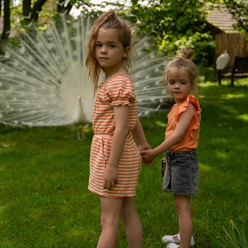 Jeans broek-rokje 'skort' (grey jeans)