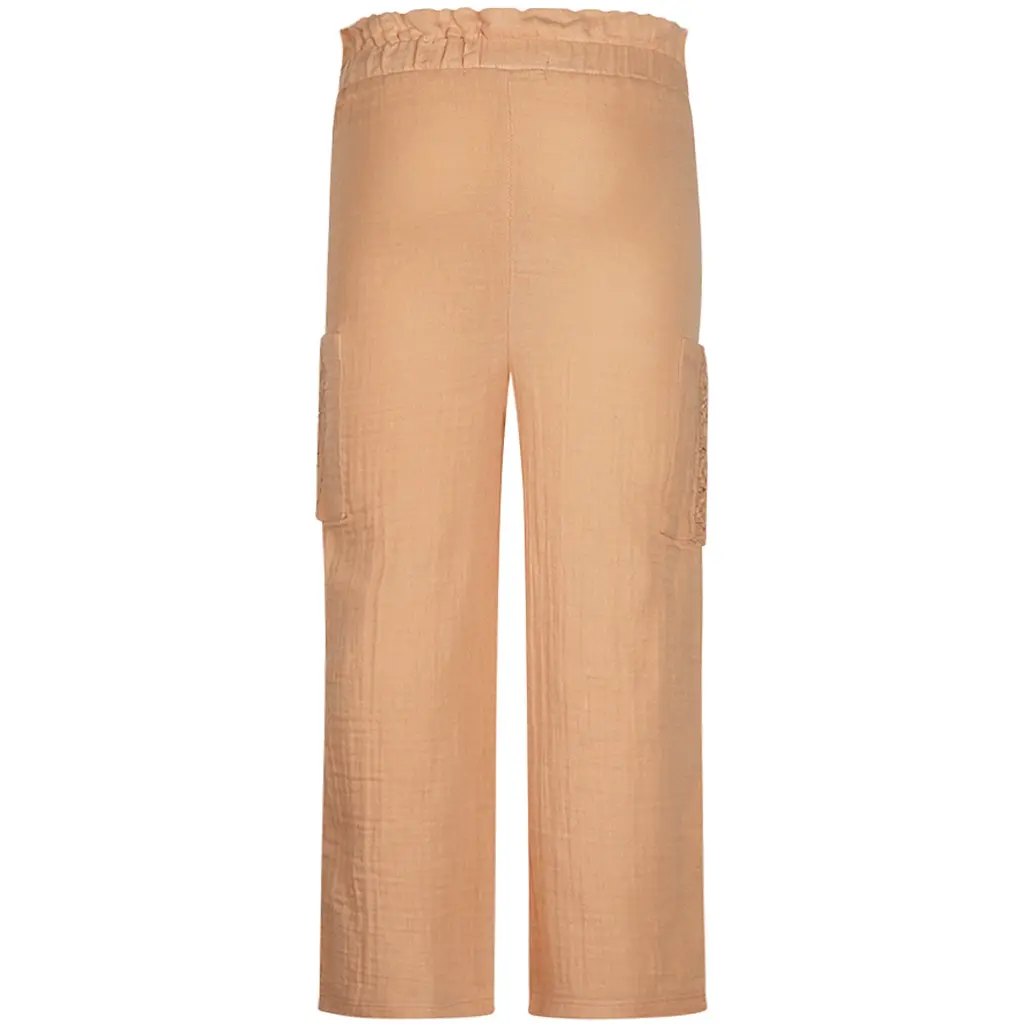 Broek wide leg (peach)