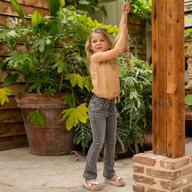 Jeans flared (grey jeans)