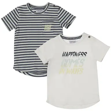 2 paar T-shirtjes (white)