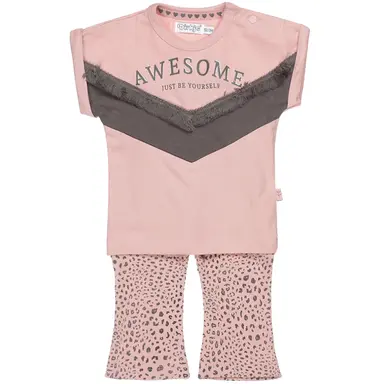 Tweedelig setje Awesome (old pink)