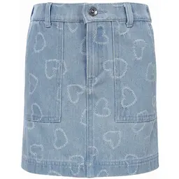 Spijkerrokje bleached (bleachblue)