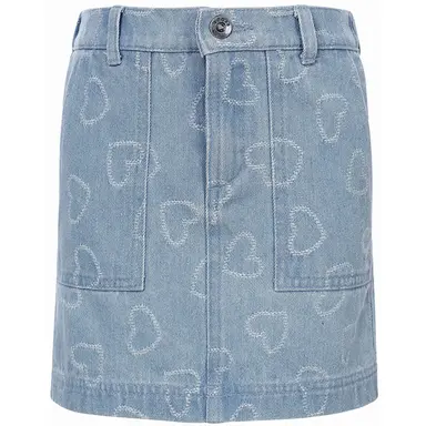 Spijkerrokje bleached (bleachblue)