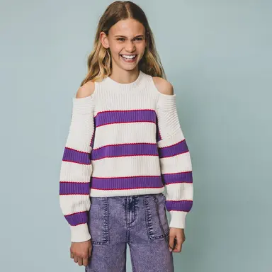 Gebreide trui (stripe)
