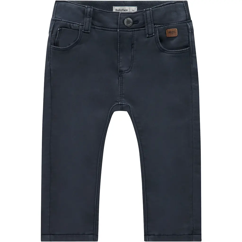 Zacht jog jeans broekje (navy)