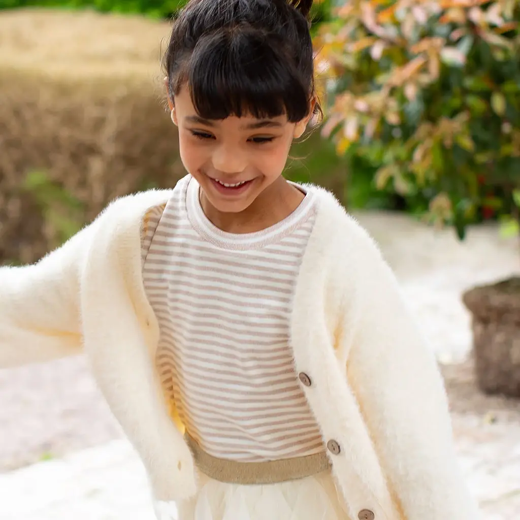Vest fluffy (off white)