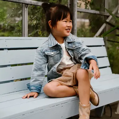 Spijkerjasje oversized (medium denim)