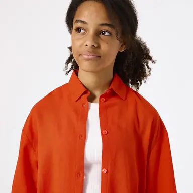 Blouse (manderin red)