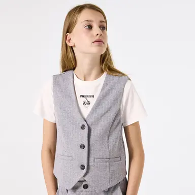 Gilet (mid grey melee)
