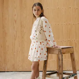 Rokje Riva (aop orange flower)